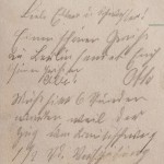 Historische Postkarte mit Ansicht des Alten Museums am Lustgarten in Berlin-Mitte auf der Spreeinsel (Museumsinsel), die als Feldpost 1917 von Berlin nach Bortfeld bei Braunschweig verschickt worden ist