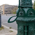 Die Schwengelpumpe Franklinstraße/Salzufer befindet sich in der Nähe der Marchbrücke in Berlin-Charlottenburg.