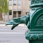 Die Schwengelpumpe Franklinstraße/Salzufer befindet sich in der Nähe der Marchbrücke in Berlin-Charlottenburg.