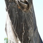 Freiheitskämpfer-Denkmal in Kirchheimbolanden mit der Figur der "Trauernden" Germania von Hermann Schies