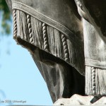 Freiheitskämpfer-Denkmal in Kirchheimbolanden mit der Figur der "Trauernden" Germania von Hermann Schies