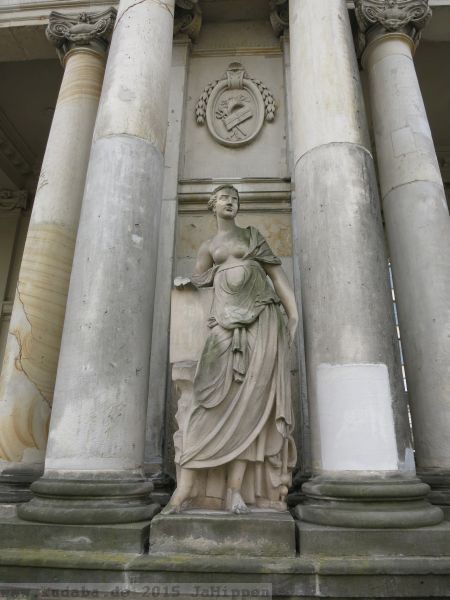 Königskolonnaden von Carl von Gontard im Kleistpark in Berlin-Schöneberg