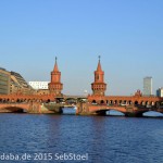 Oberbaumbrücke über die Spree in Berlin-Friedrichshain-Kreuzberg von Otto Stahn