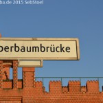 Oberbaumbrücke über die Spree in Berlin-Friedrichshain-Kreuzberg von Otto Stahn