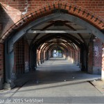 Oberbaumbrücke über die Spree in Berlin-Friedrichshain-Kreuzberg von Otto Stahn