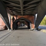 Oberbaumbrücke über die Spree in Berlin-Friedrichshain-Kreuzberg von Otto Stahn