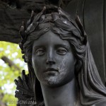 Brunnen „Wrangelbrunnen“ in Kreuzberg von Hugo Hagen, Baujahr 1877, Detailansicht der Personifikation der Oder