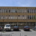 Ostfassade der Fachhochschule Potsdam.
