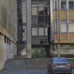 Ostfassade der Fachhochschule Potsdam.