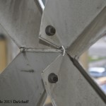 Die Fassadenverzierung im Detail.