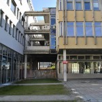 Westfassade der Fachhochschule Potsdam.