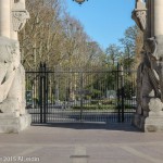 Elefantentor des Zoologischen Gartens Berlin an der Budapester Straße in Berlin-Tiergarten