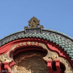 Elefantentor des Zoologischen Gartens Berlin an der Budapester Straße in Berlin-Tiergarten