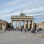 Die Quadriga auf dem Brandenburger Tor in Berlin-Mitte aus getriebenem und gegossenem Kupfer stammt von Johann Gottfried Schadow aus den Jahren 1790 - 1795 (1793)