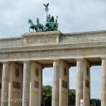 Das Brandenburger Tor in Berlin wurde 1789 - 1791 von Carl Gotthard Langhans erbaut