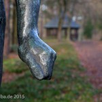 Skulpturengruppe “Mars und Venus” von Georg Kolbe im Kolbe-Hain in Westend, Berlin-Charlottenburg, Nachguss von 1963 aus der Bildgießerei Noack, Berlin. Zustand: Dezember 2015.