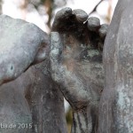 Skulpturengruppe “Mars und Venus” von Georg Kolbe im Kolbe-Hain in Westend, Berlin-Charlottenburg, Nachguss von 1963 aus der Bildgießerei Noack, Berlin. Zustand: Dezember 2015.