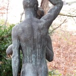 Skulpturengruppe “Mars und Venus” von Georg Kolbe im Kolbe-Hain in Westend, Berlin-Charlottenburg, Nachguss von 1963 aus der Bildgießerei Noack, Berlin. Zustand: Dezember 2015.