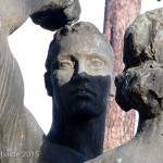 Skulpturengruppe “Mars und Venus” von Georg Kolbe im Kolbe-Hain in Westend, Berlin-Charlottenburg, Nachguss von 1963 aus der Bildgießerei Noack, Berlin. Zustand: Dezember 2015.